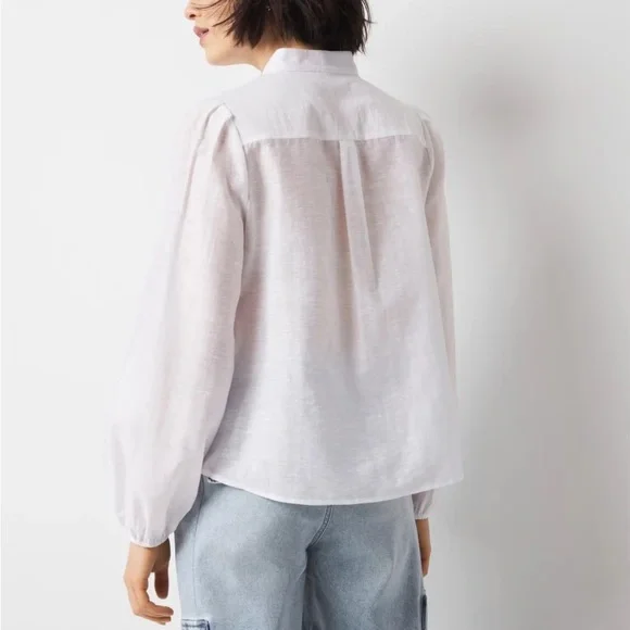 White House Black Market 
Delicate White Lace Blouse - Picture 2 of 3